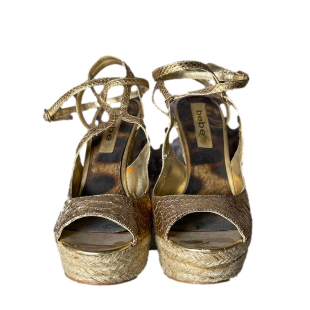 Bebe Gold Wedges | 8